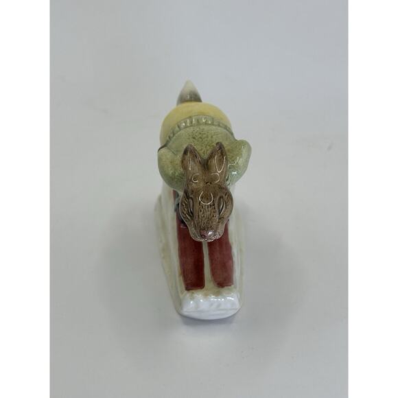 Royal Doulton Bunnykins Down Hill Skier"Porcelain 1984 Made In England Figurine - Picture 3 of 10